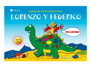 LIBRO PRE-ESCRITURA LORENZO Y FEDERICO PRE-KINDER