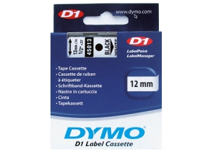 CINTA ROTULADORA DYMO LP150 ROJO/BLANCO
