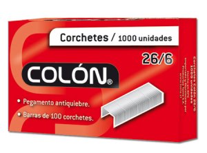 CORCHETES 26/ 6 DE 1000 COLON 25 HJ