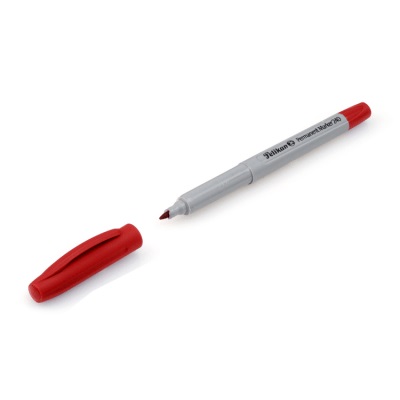Marcador Permanente Pelikan 240 Punta Fina 1 mm Rojo