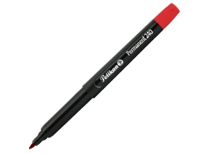 MARCADOR PERMAN. PELIKAN 240 P.FINA 1 MM ROJO