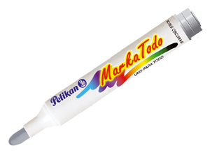 MARCADOR MULTIUSO PELIKAN MARKATODO PLATA