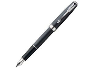 PLUMA FTE. PARKER SONNET NEGRA MATE CT