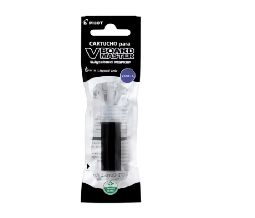 CARTUCHO DE TINTA PILOT PARA PLUMON DE PIZARRA VBOARD MORADO PRECIO X UNIDAD
