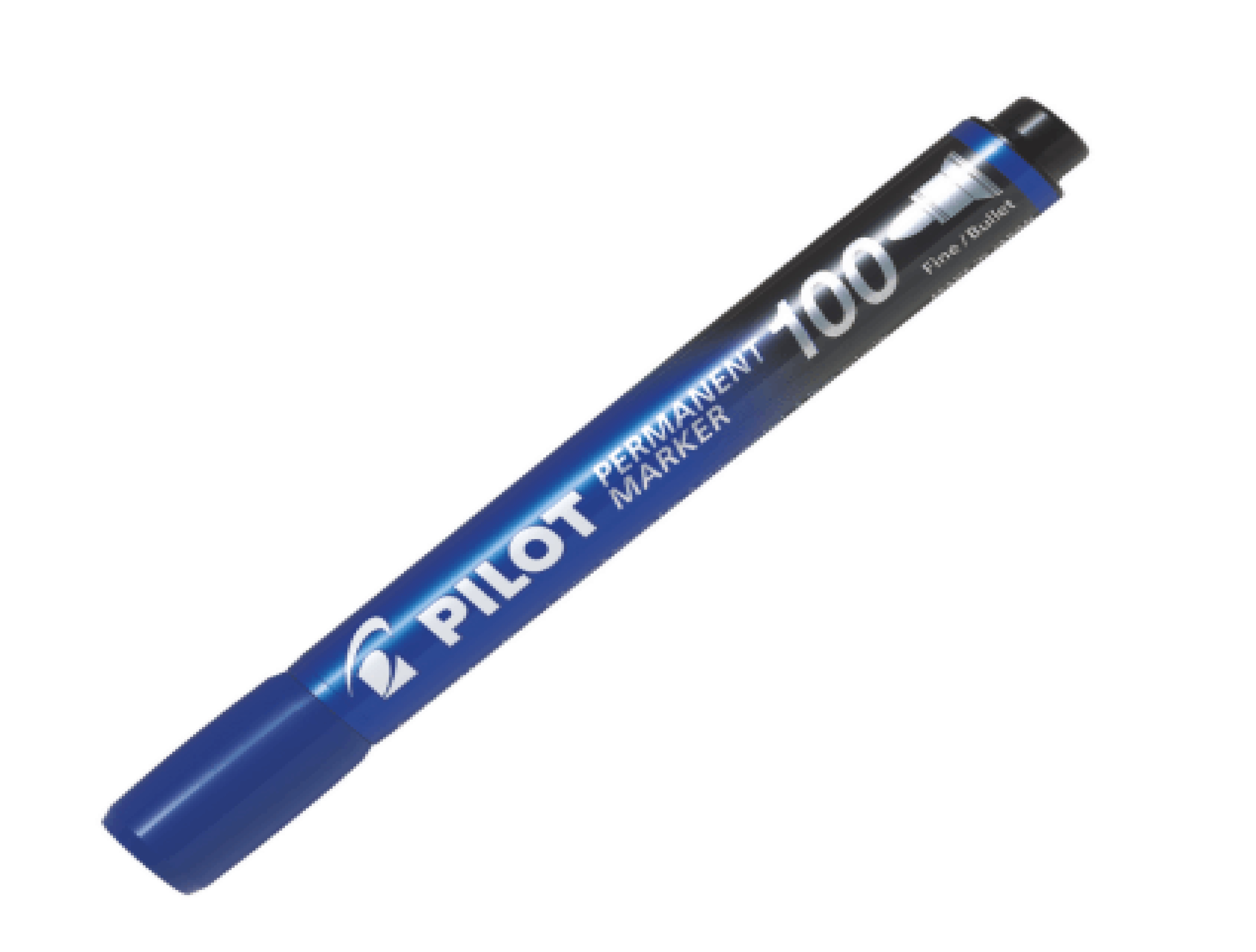 Marcador Permanente Pilot Sca100 Punta Redonda Azul