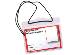 PORTACREDENCIAL COLGANTE HORIZONTAL ADIX X 50 UN