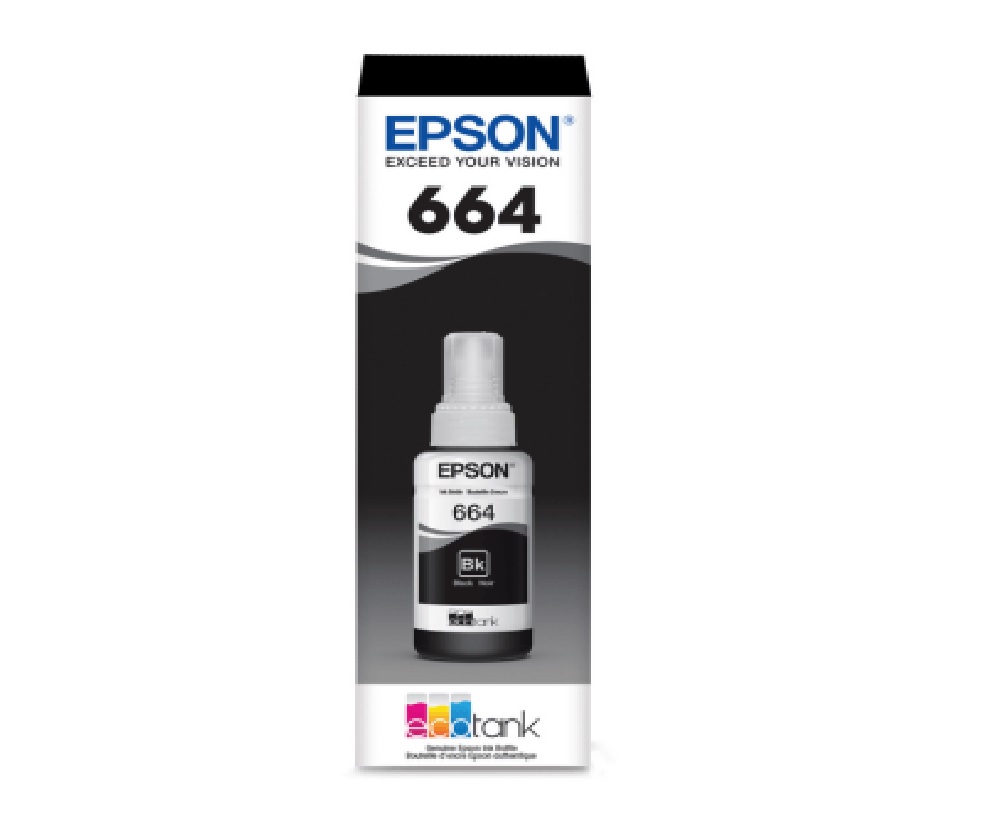 Botella de Tinta Epson T664120 Negro