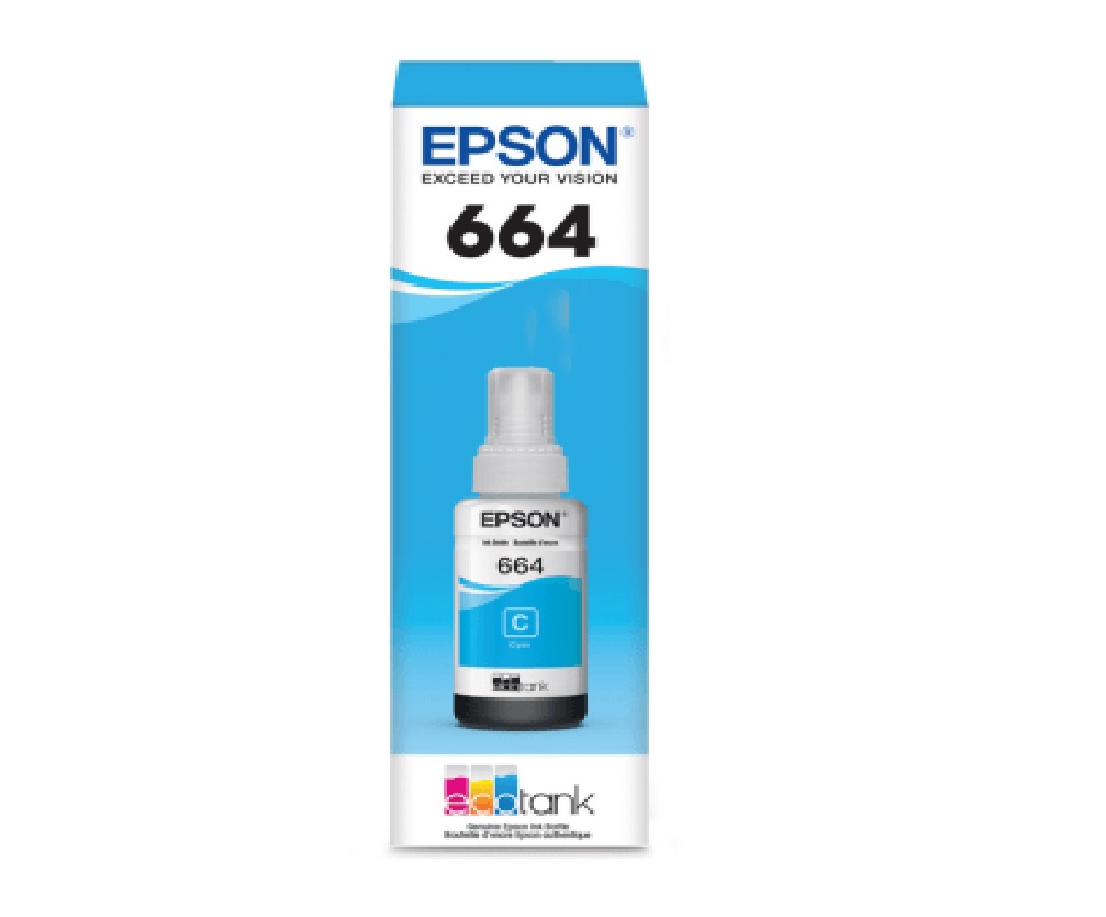 Botella de Tinta Epson T664220 Cian