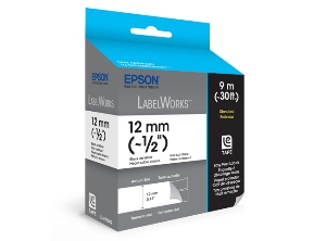 CINTA ROTULADORA EPSON LW300/400 NG/BLCO 12MM*9M