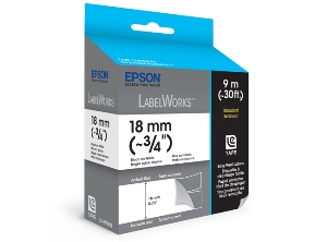 CINTA ROTULADORA EPSON LW400 NG/BLCO 18MM*9M