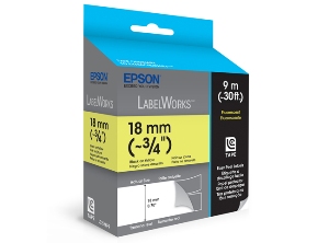 CINTA ROTULADORA EPSON LW400 FLUORECENTE NG/AMARIL