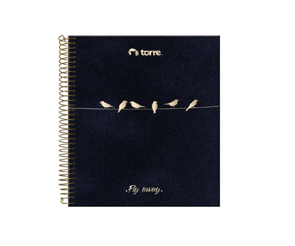CUADERNO 1/2 OFICIO TORRE TAPA DURA CROQUEL M5 120 HOJAS