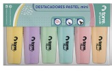 Destacador Torre Pastel Mini 6 Colores