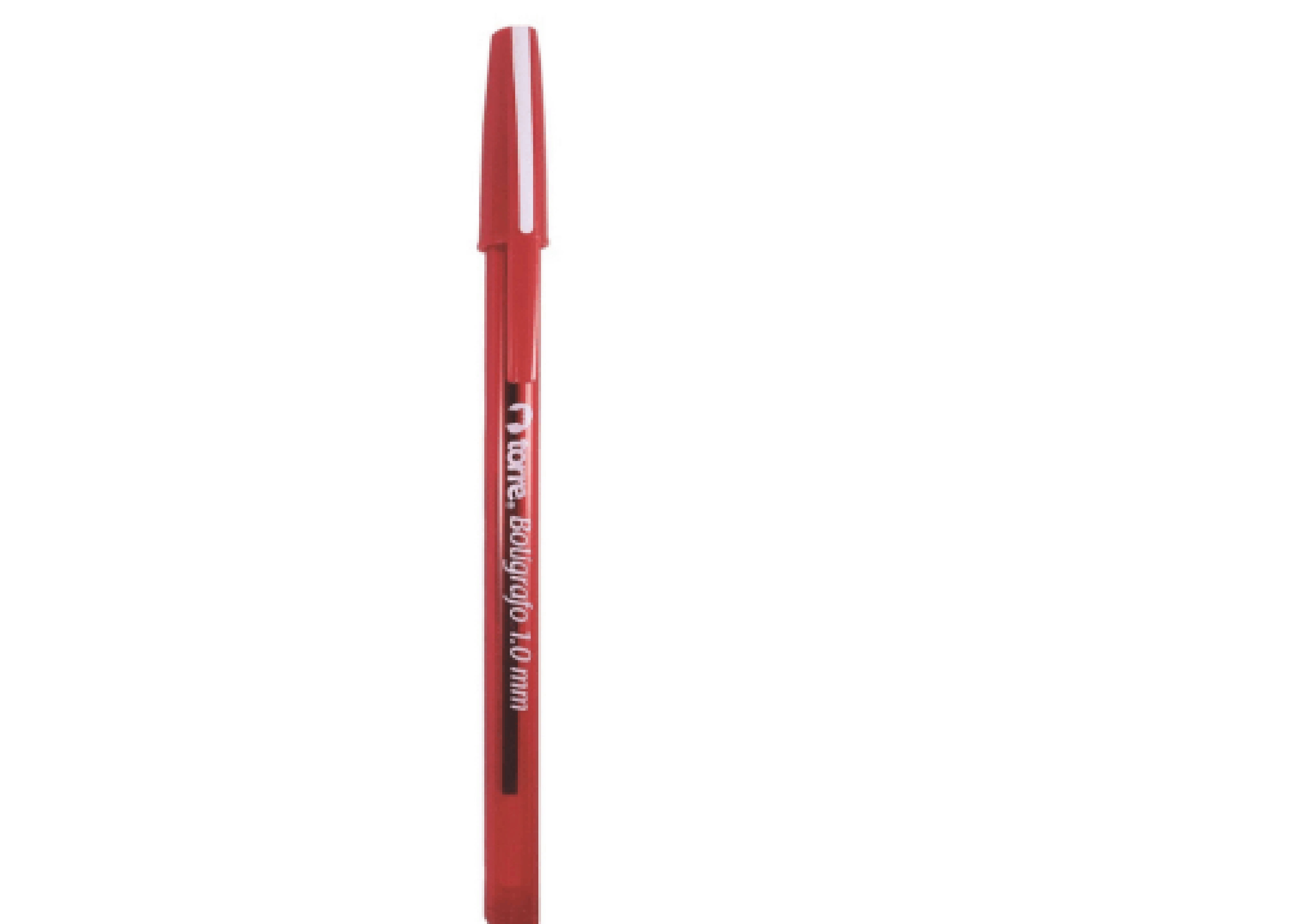 Lápiz Pasta Torre Punta Media 1.0 mm Rojo