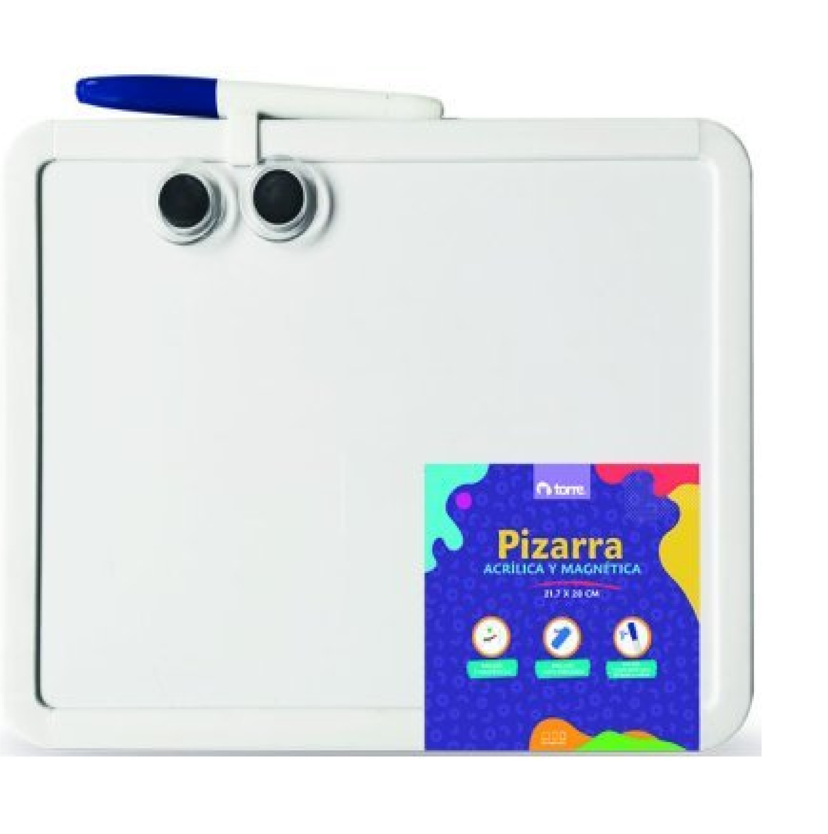 Pizarra Magnética Torre Escolar 21.7x28 cm