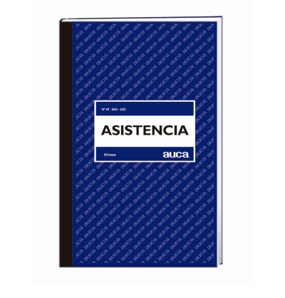 Libro Asistencia Auca At500-100 50 Hojas