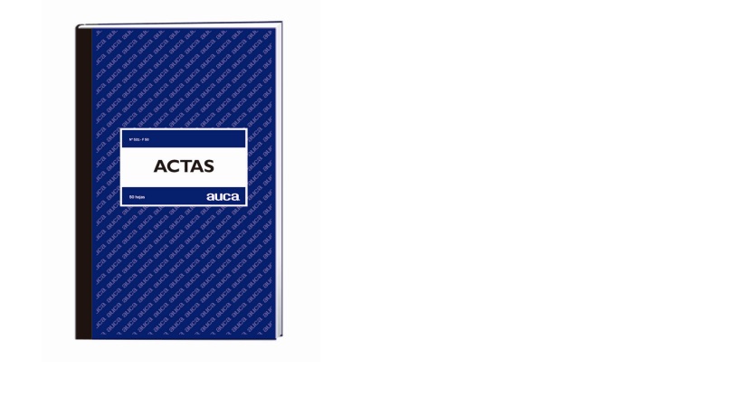 LIBRO DE ACTAS AUCA N531-F50 50 HOJAS
