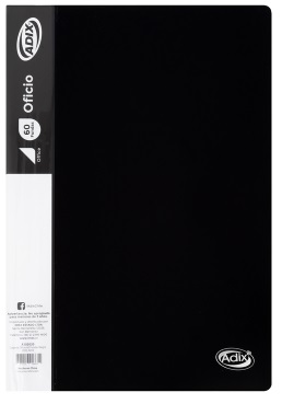 Carpeta Adix Oficio 60 Fundas Negro