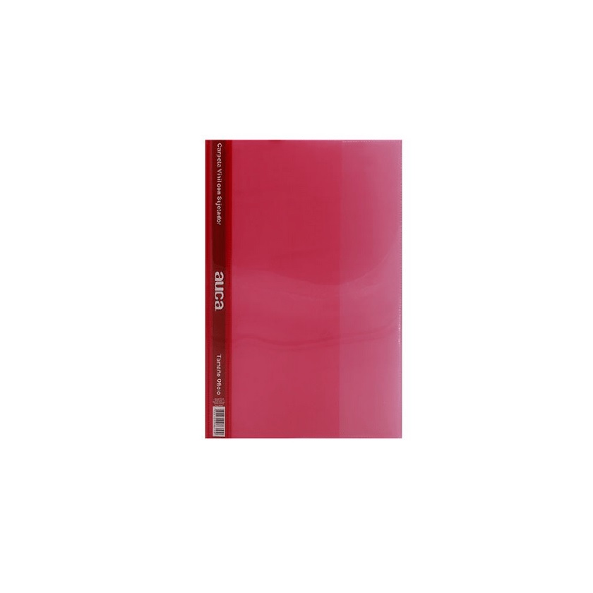 Carpeta Vinil Auca Oficio Rojo