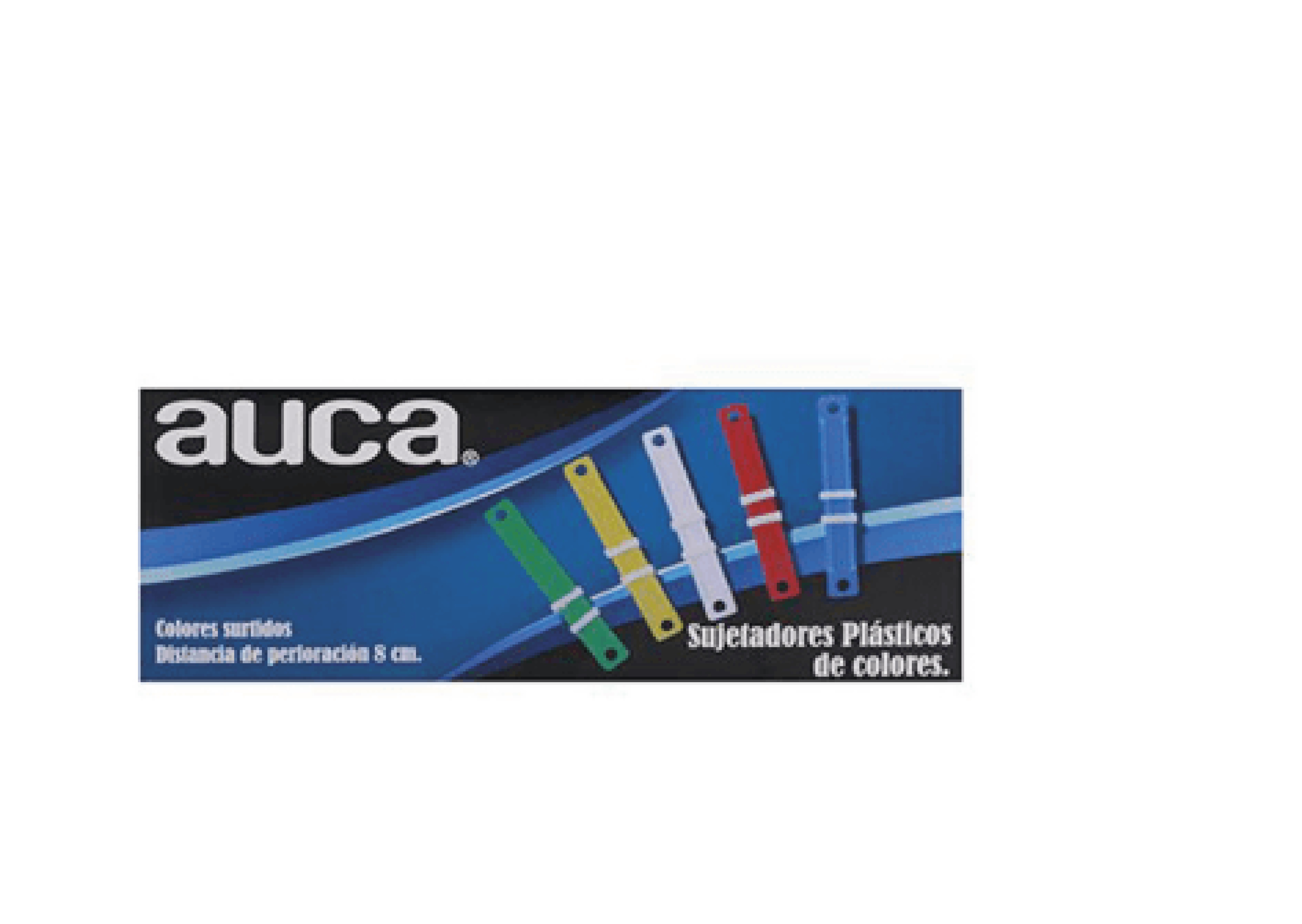Accoclip Auca Plástico Colores 50 Unidades