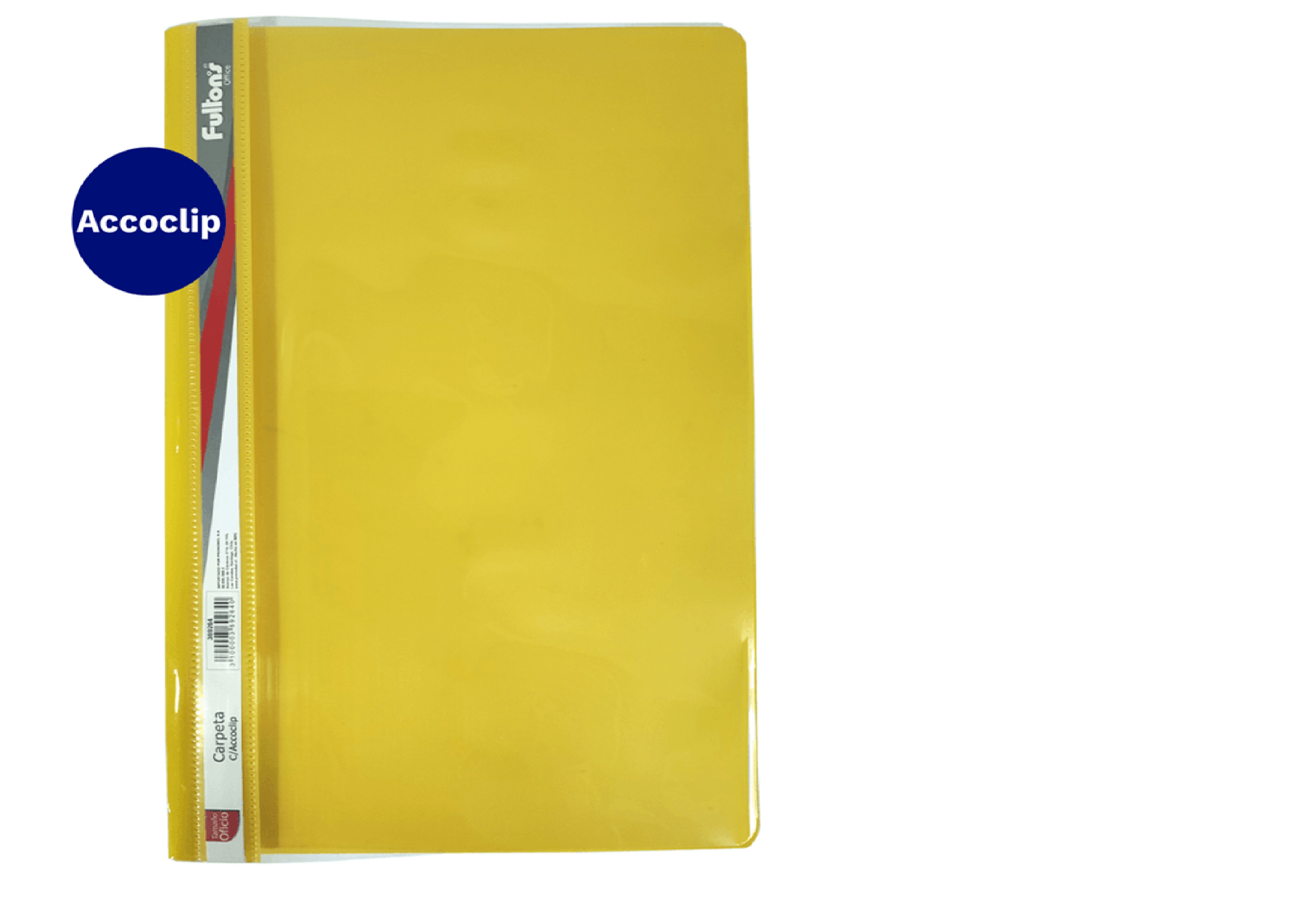 CARPETA VINIL FULTONS OFICIO AMARILLA PRECIO X UNIDAD