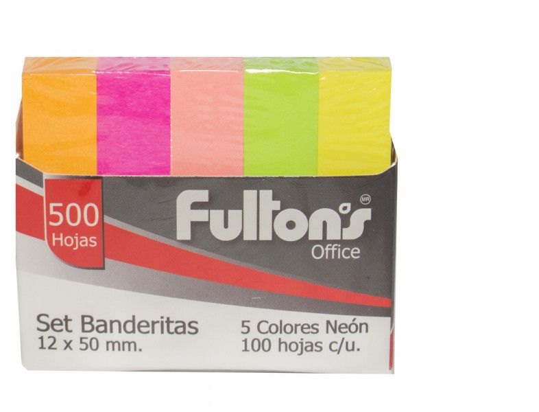 BANDERITAS ADH 5UND COL SURT