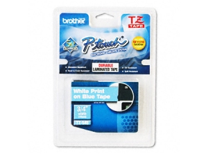 CINTA ROTULADORA BROTHER TZ-545 BLCO/AZUL 18MM*8M