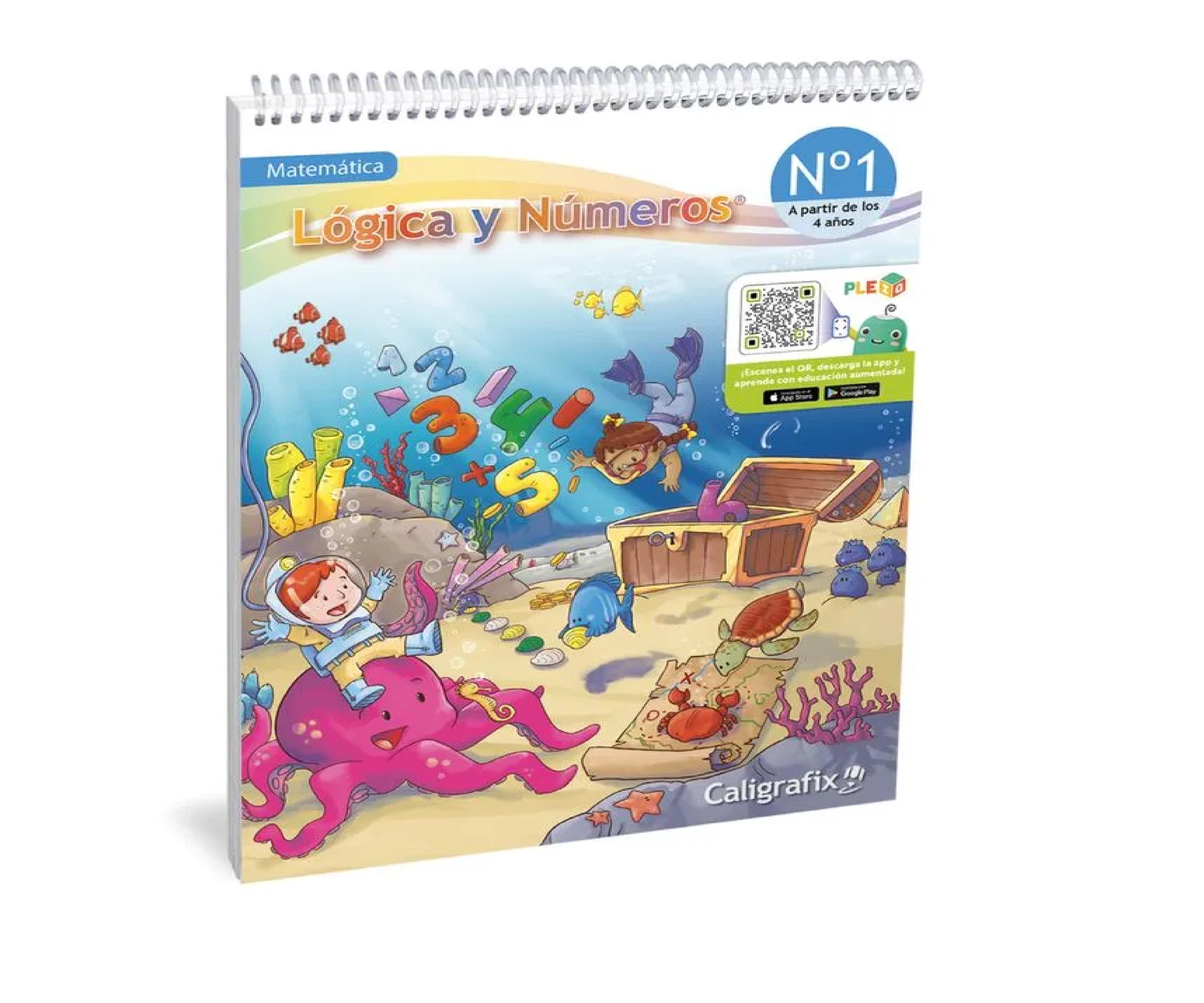 LIBRO LOGICA Y NUMEROS NUMERO 1 CALIGRAFIX