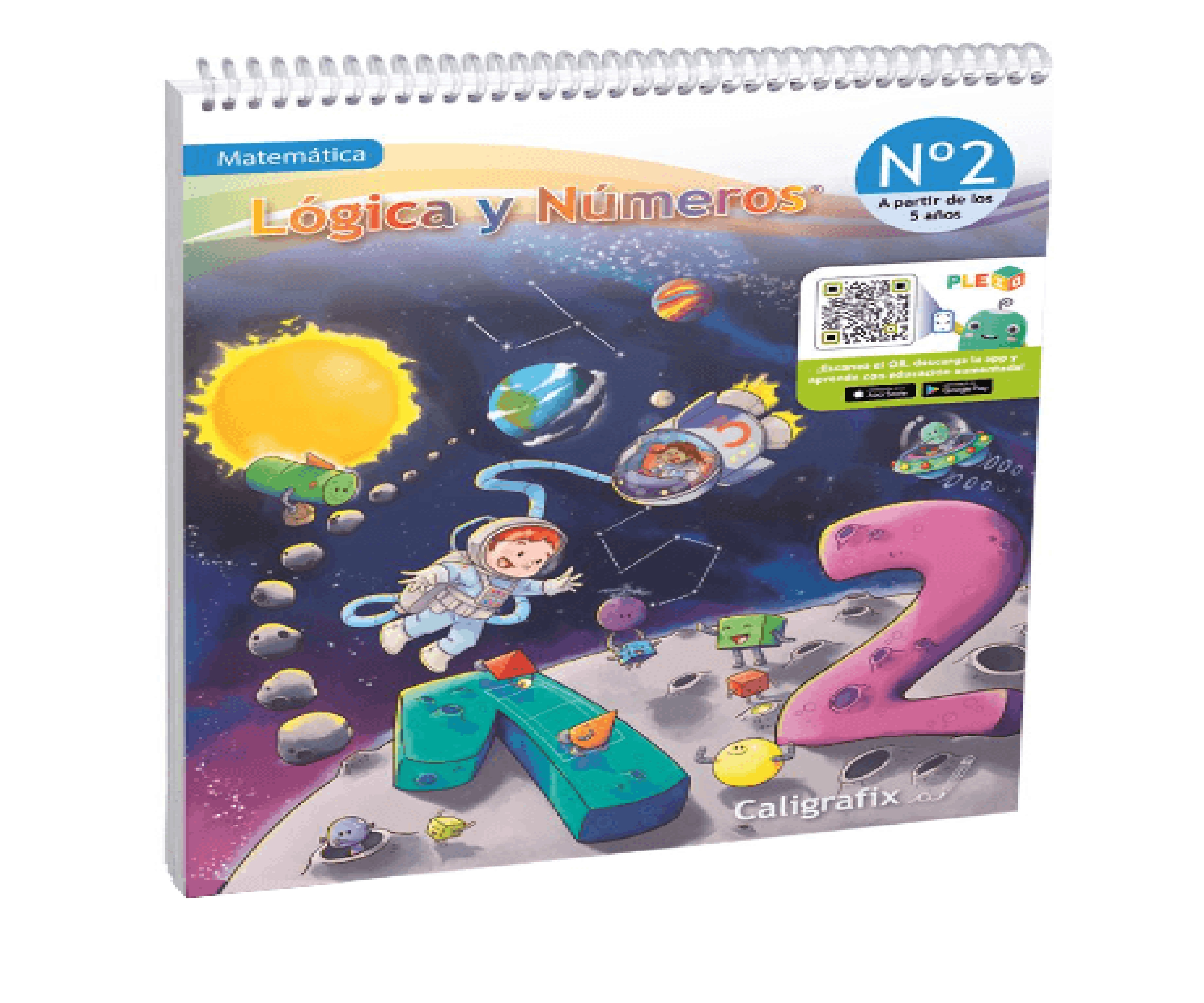 LIBRO LOGICA Y NUMEROS NUMERO 2 CALIGRAFIX