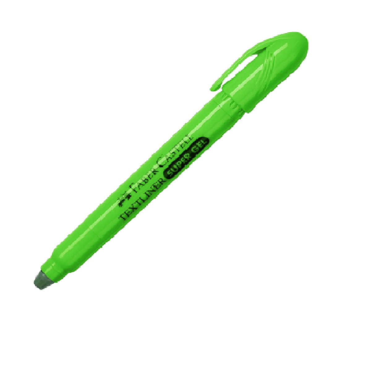 Destacador Faber-Castell Súper gel Tipo Lápiz Verde