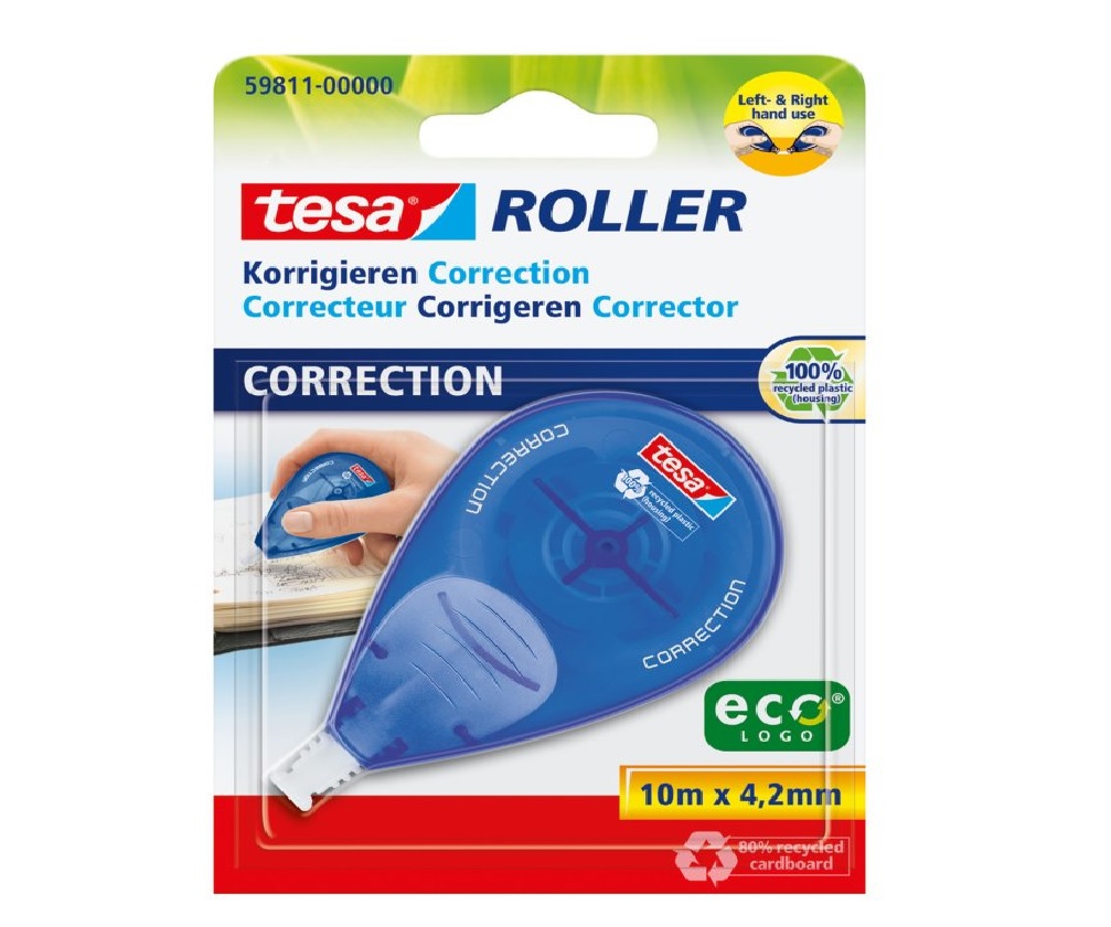 Corrector en Cinta Tesa Roller 4.2 mm x 10 m Ambidiestro