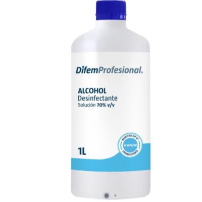 Alcohol Desinfectante Difem Profesional 70% 1 L