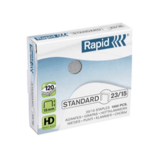 Corchetes Rapid Strong 23/15 Caja de 1000 Unidades