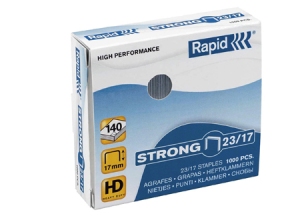 CORCHETES 23/17 DE 1000 RAPID PARA 140 HOJAS