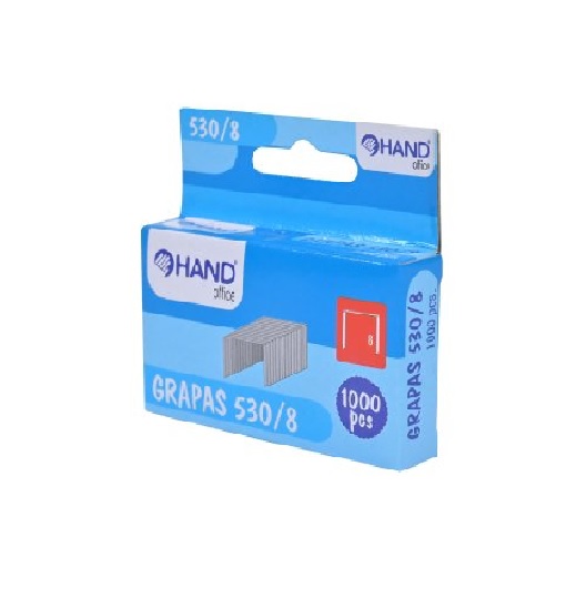 CORCHETES HAND 530/8 CAJA DE 1000 UNIDADES