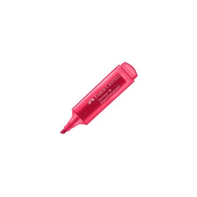 Destacador Faber-Castell Textliner 46 Súper Fluorescente Rojo