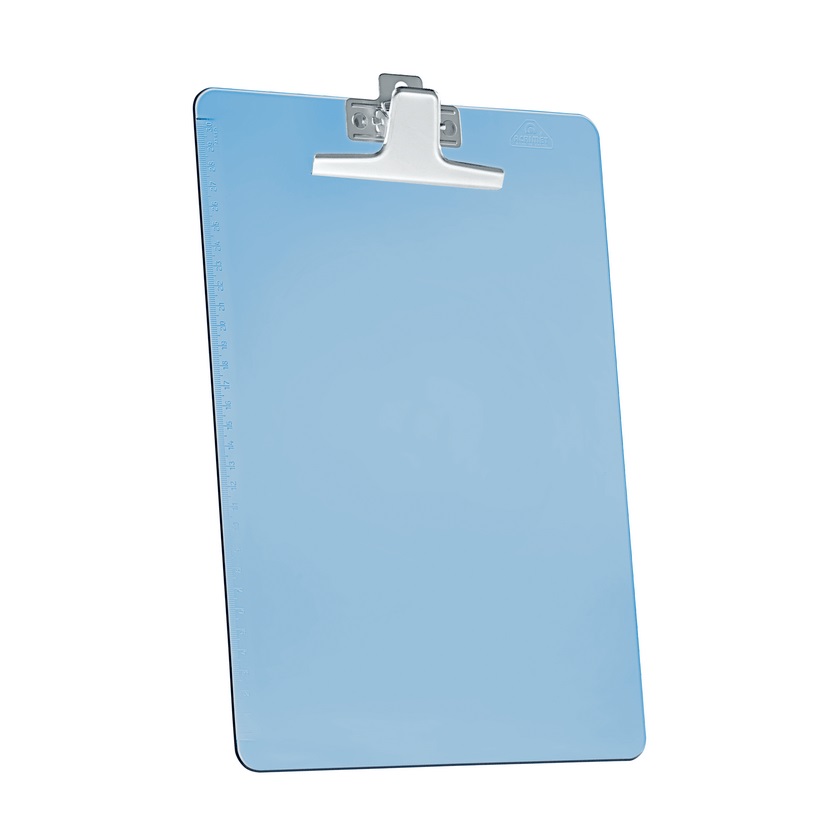 TABLA APRETAPAPEL ACRIMET OFICIO ACRILICO AZUL