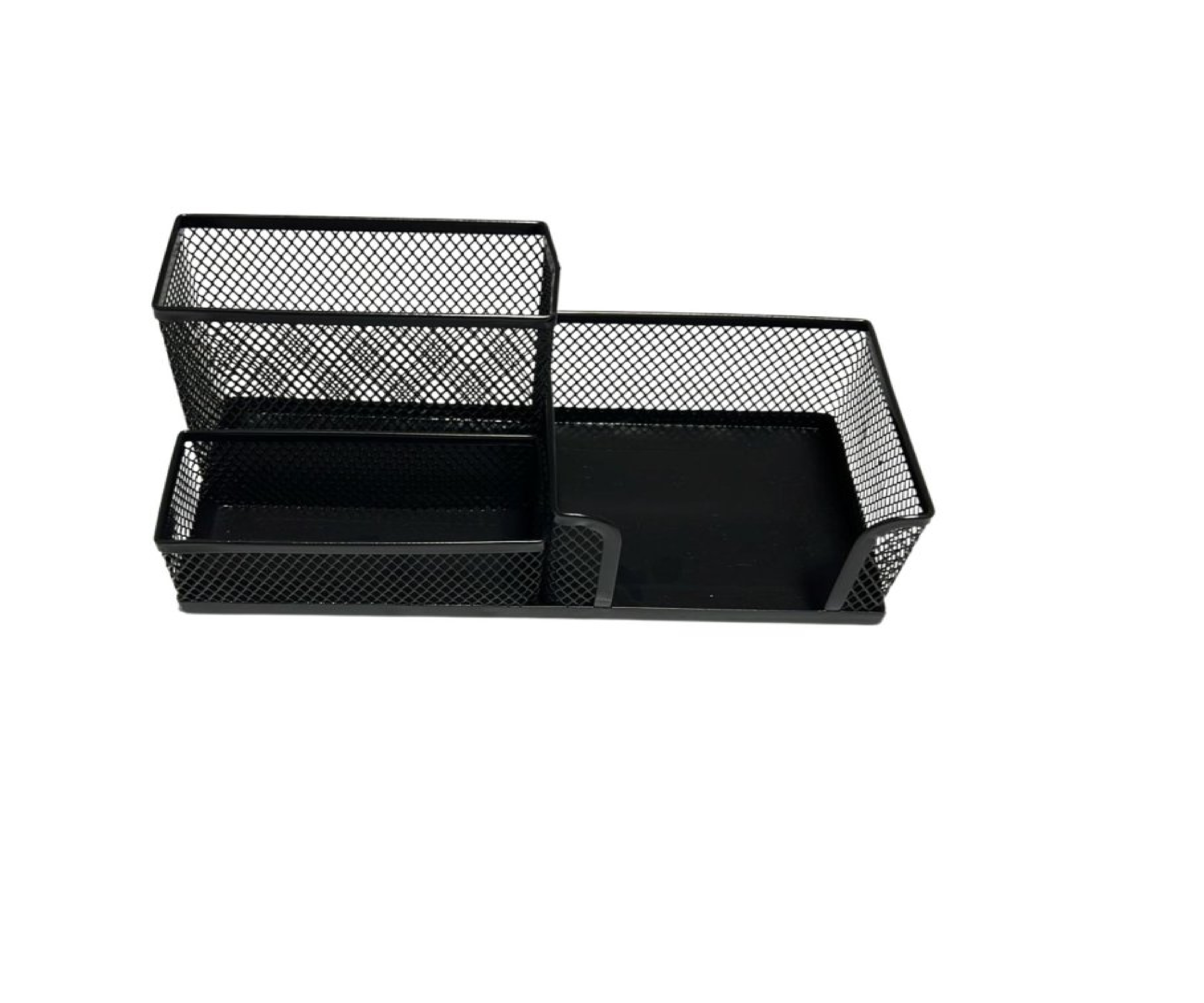 ORGANIZADOR DE ESCRITORIO OFFIONE MALLA 3 DIVISIONES 20.3X10.4 CM