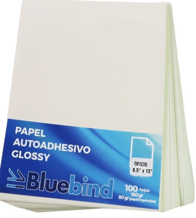 Etiqueta Adhesiva Diazol Oficio Glossy 180 g 100 Hojas