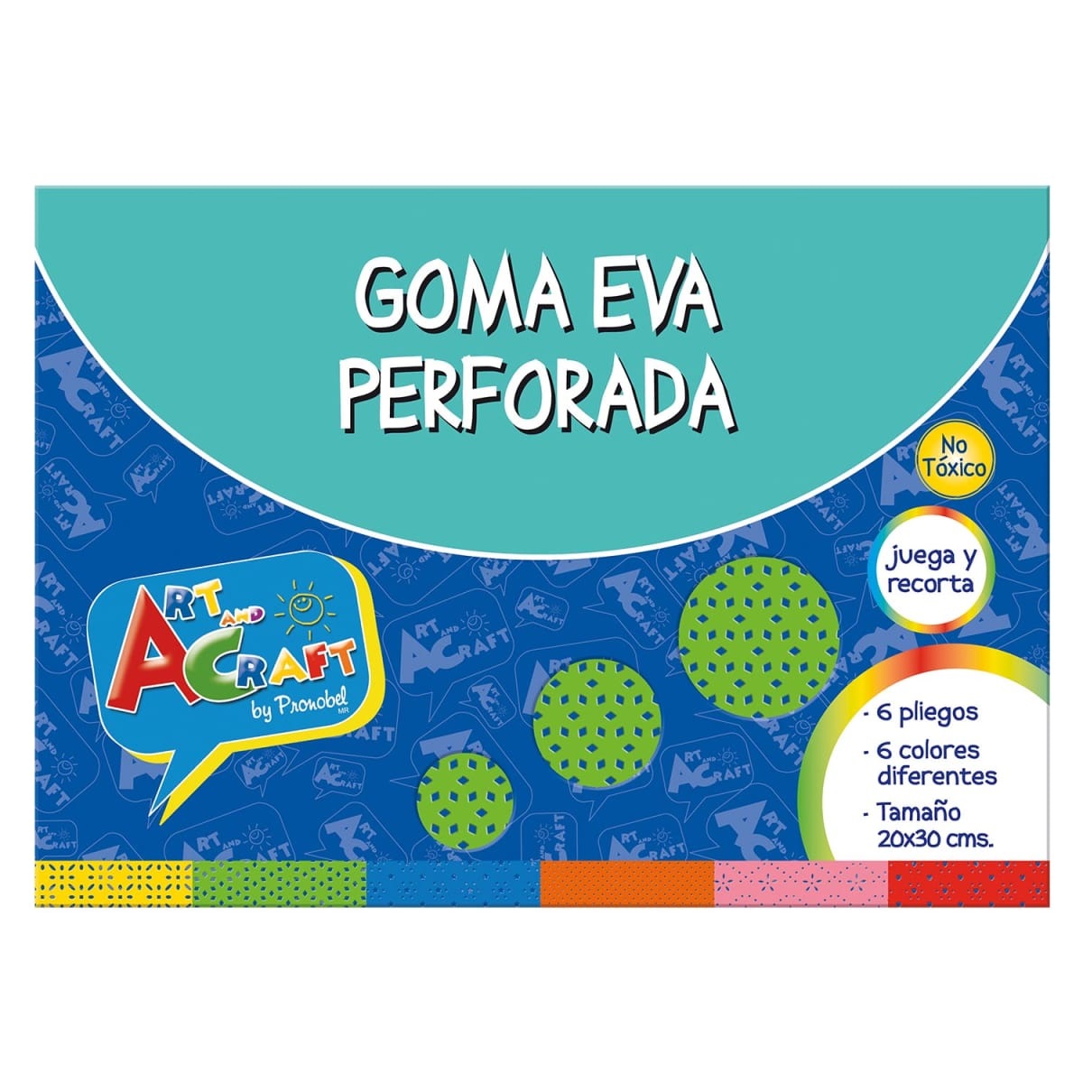 CARPETA GOMA EVA PERFORADA ART & CRAFT