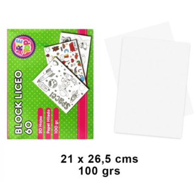 BLOCK DE DIBUJO ARTE TOP LICEO 60 20 HOJAS