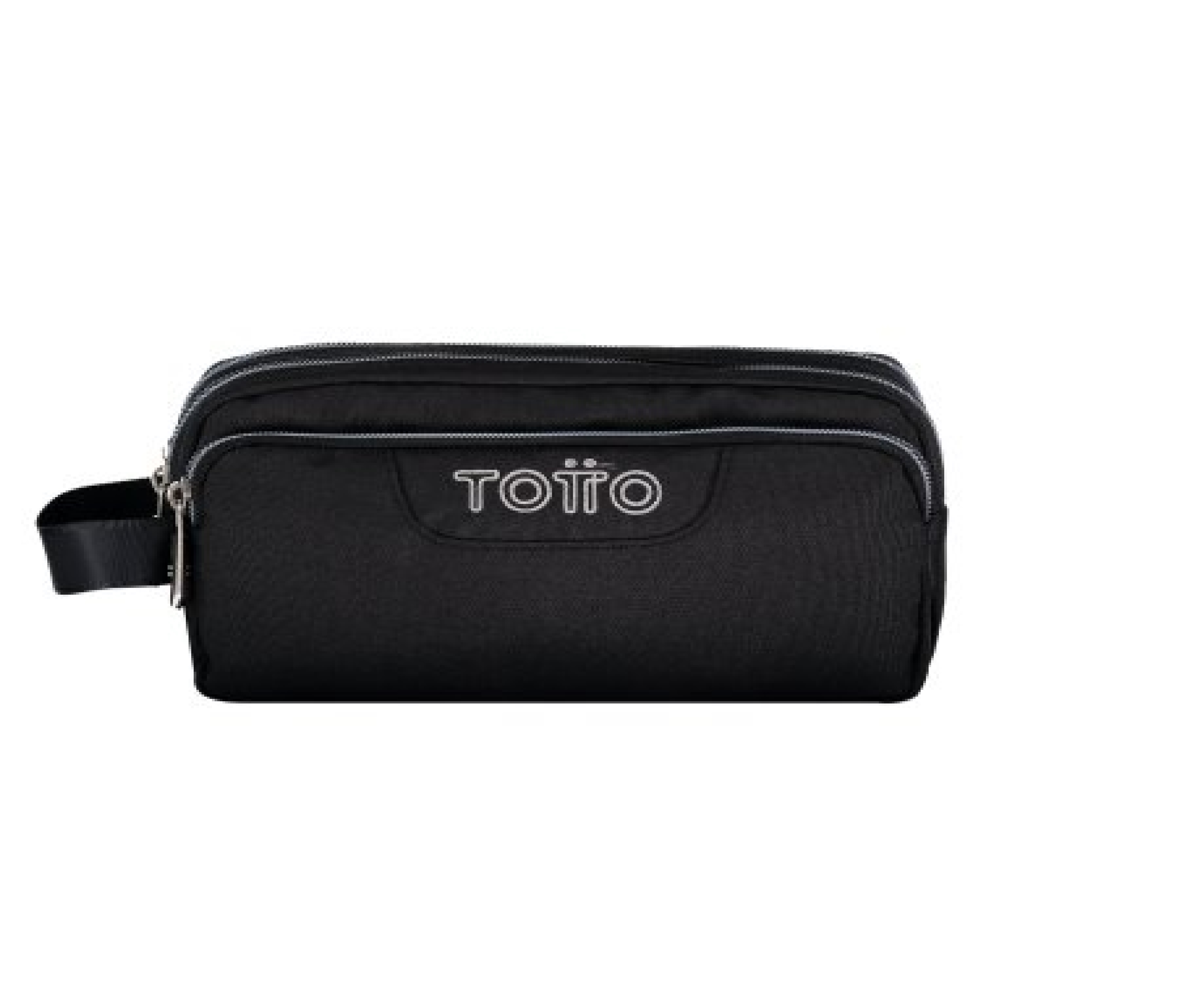 ESTUCHE TOTTO ESCOLAR MULTIUSO NEGRO 23X10.5 CM