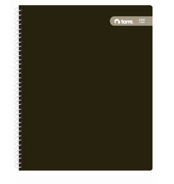 Cuaderno Universitario Torre University Espiral Simple M7 200 Hojas