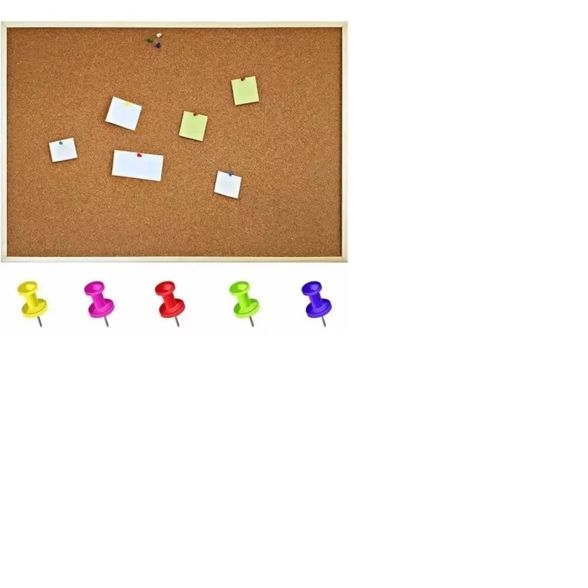 PIZARRA DE CORCHO 90X60 /INCLUYE FIJADORES DE NOTA