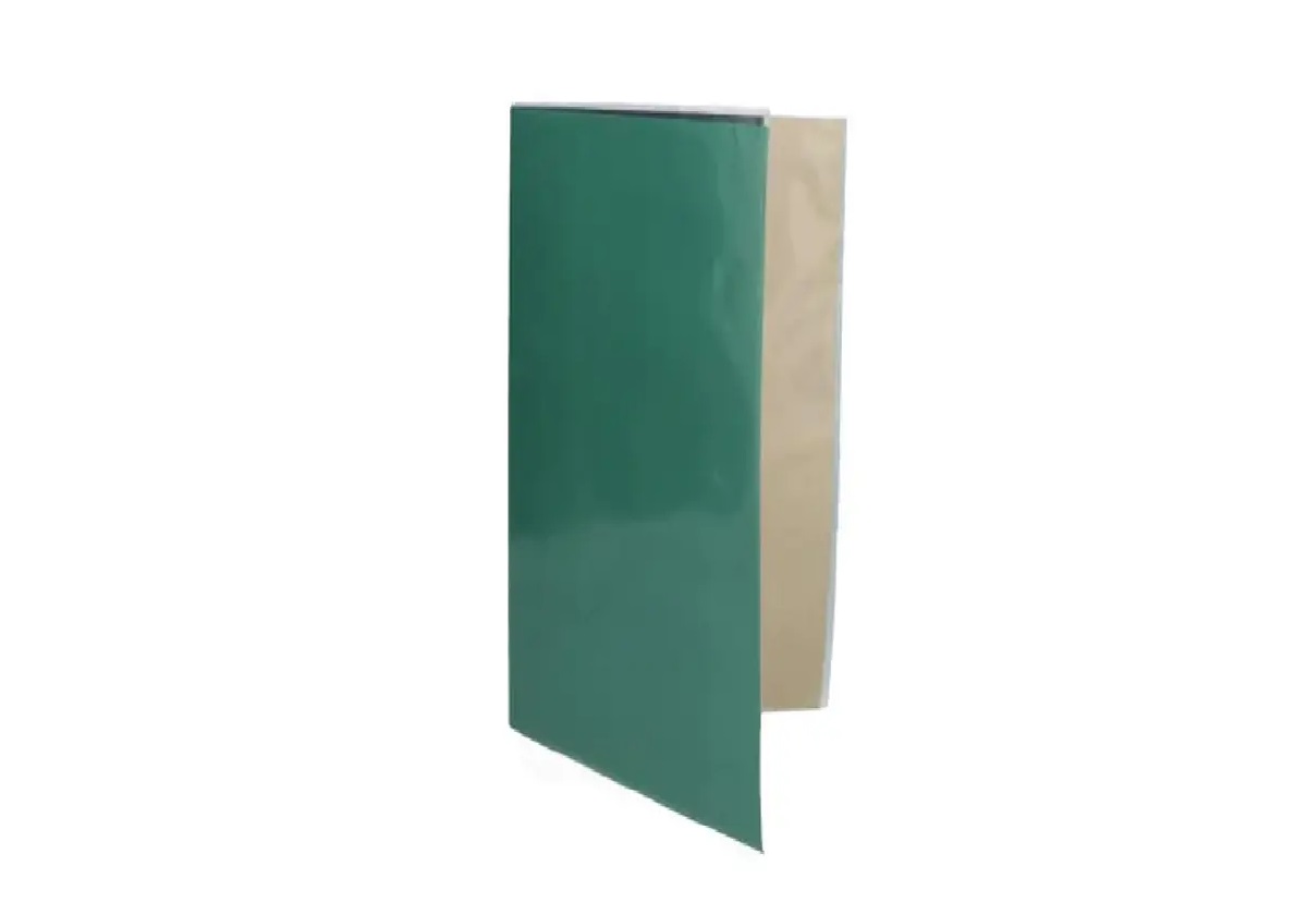 CARPETA PLASTIFICADA VERDE OSCURO C/ACCO