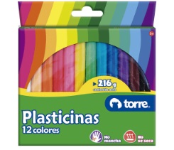Plasticina Torre Imagia 12 Colores