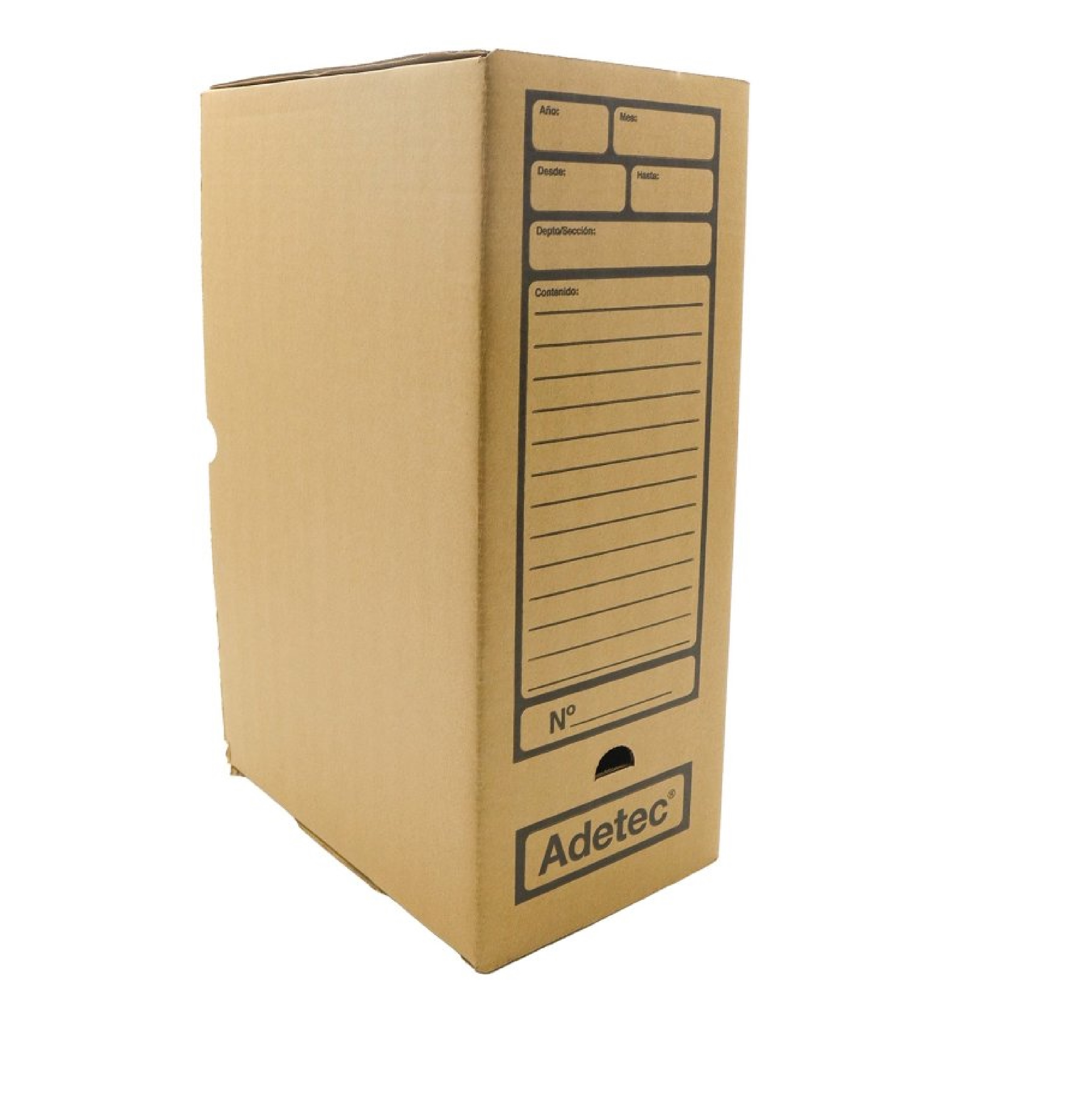 CAJA DE ARCHIVO ADETEC KRAFT TAMANO ESTANDAR 15 L 40X26X15
