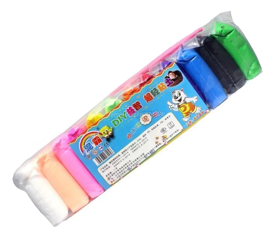 SET 12 FOAMY MOLDEABLE FOMI COLORES 160G