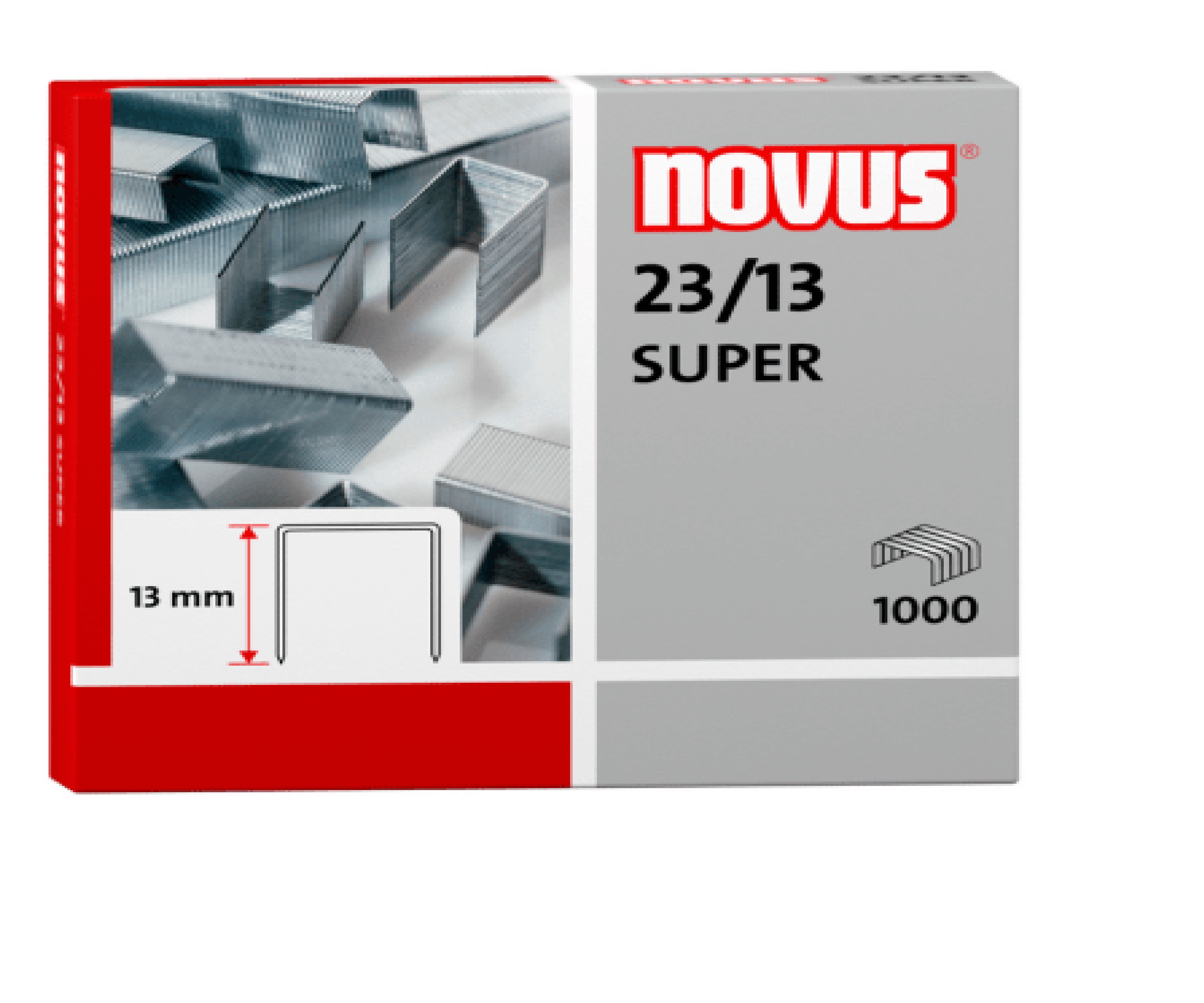 Corchetes Novus 23/13 Caja de 1000 Unidades