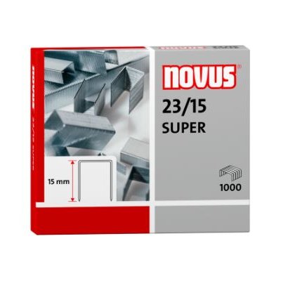 Corchetes Novus 23/15 Caja de 1000 Unidades